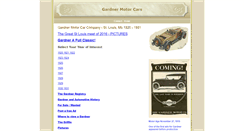 Desktop Screenshot of gardnermotorcars.com